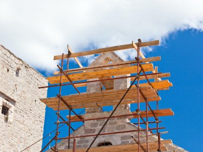 Church Restoration Scaffolding